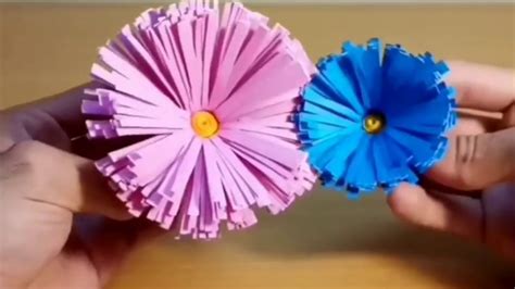Membuat Bunga Dari Origami 5 Kreasi Origami Youtube