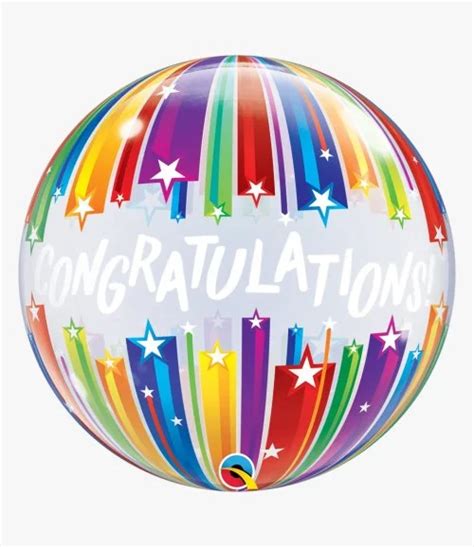 Congratulations Shooting Stars Bubble Balloon In Sharjah Joi Ts