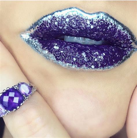 crystal lips are the most stunning beauty look on instagram right now crystal lips lip art
