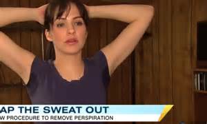 Hyperhidrosis How New Op Can Stop Excessive Underarm Sweat For Good