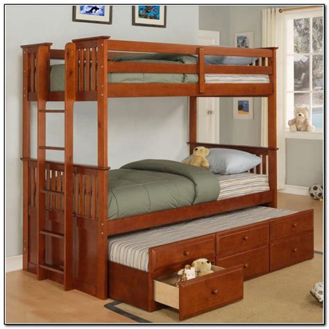 Loft bed with stairs plans. Twin Over Full Bunk Bed With Stairs Plans - Beds : Home ...