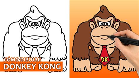 Cómo Dibujar Donkey Kong Fácil Tutorial De Dibujo Paso A Paso Youtube