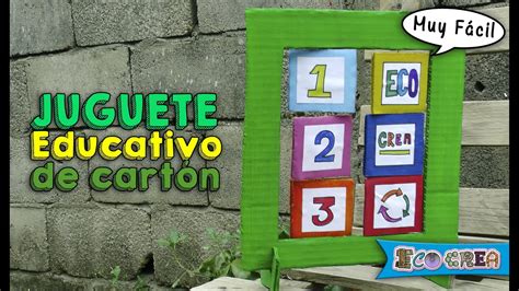 En grupos 4 o 5 alumnos. Juegos Didacticos Con Material De Reciclaje Para Niños De ...