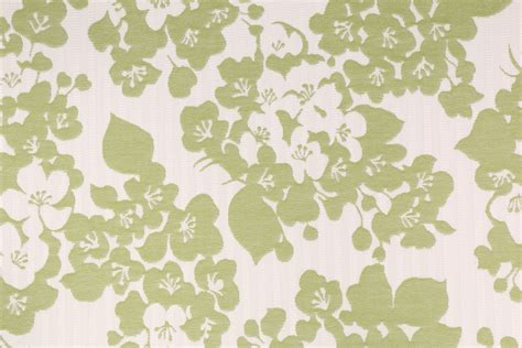 Sunbrella Floral Imprint Solution Dyed Acrylic Outdoor Fabric In Gingko