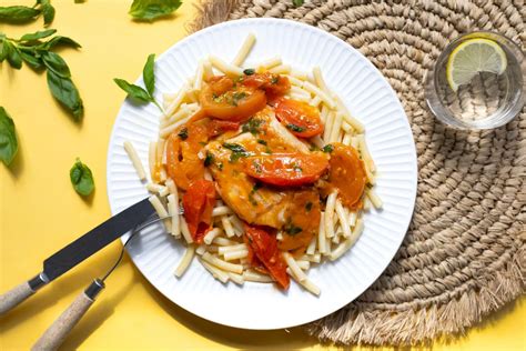 Recette Dos de lingue au beurre citronné tomaté