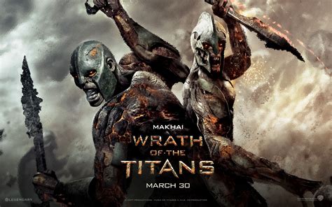 Three Wrath Of The Titans Posters With Chimera Kronos And Makhai