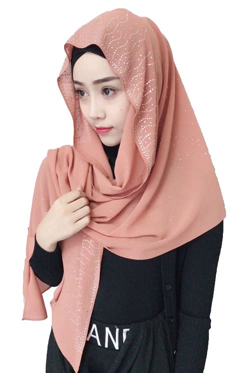 muslim women chiffon scarf islamic hijab wrap arab scarves large shawls headwear ebay