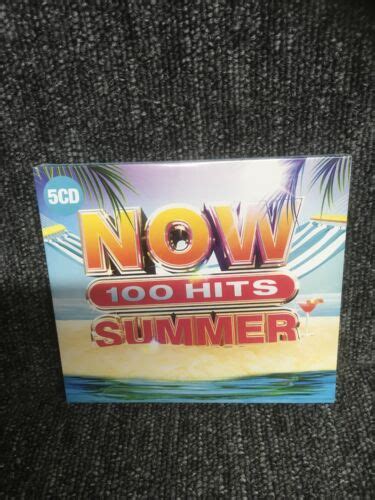 Various Artists Now 100 Hits Summer Cd New Sealed Box Set Freepost