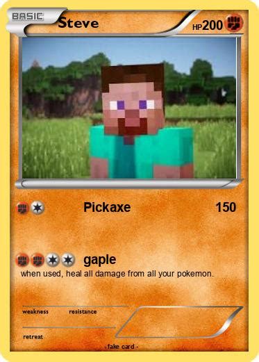Pokémon Steve 5277 5277 Pickaxe My Pokemon Card