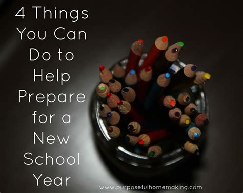 Purposeful Homemaking 4 Things You Can Do To Help Prepare