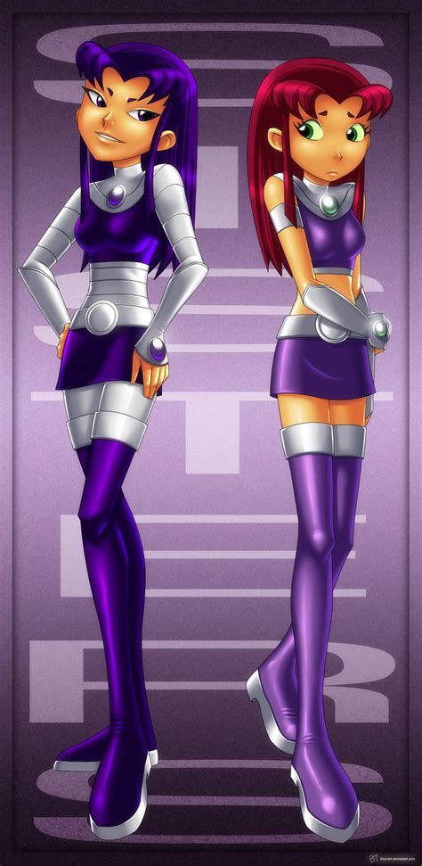 Two Sides Star And Blackfire By Blue Ten On Deviantart