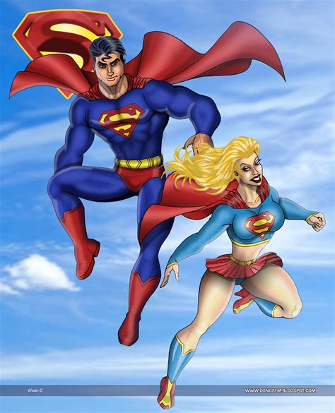 Dsngs Sci Fi Megaverse Superman And Supergirl Poster