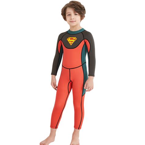 Long Sleeve Anti Uv X Manta Boy Children Wetsuit Swimming Suit Tianex