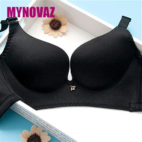 MYNOVAZ New Sexy Seamless Bra Gather Adjustable Women Lingerie Super
