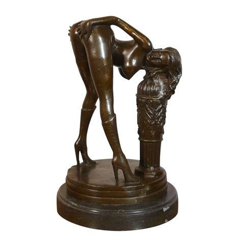 Statue En Bronze Art Déco érotique Ebay