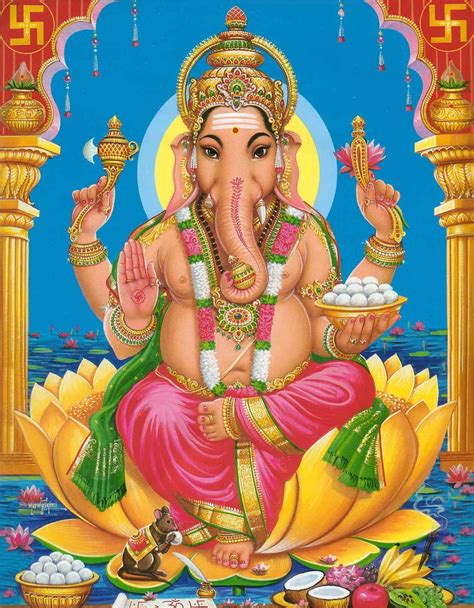 Um Deus Com Corpo De Menino E Cabeça De Elefante Ganesha é Assim Pq
