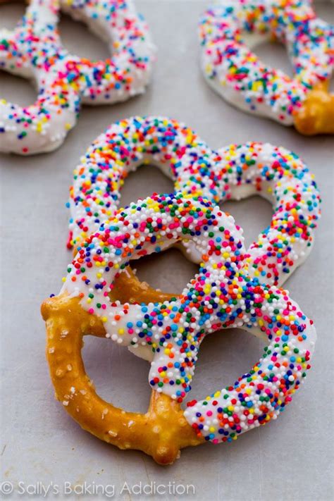 Add the eggs and the yeast mixture, and mix at a low speed until the dough comes together in a shaggy pile. Chocolate Covered Pretzels | Sally's Baking Addiction