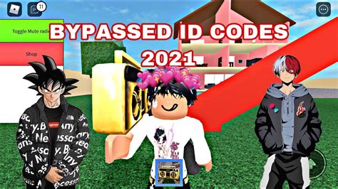 New Rare Bypassed Id Codes 4 2021 Look In Description Youtube