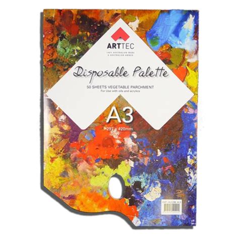 Shop Arttec Disposable Palette A3 Australia Art Supplies Articci
