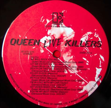 Queen Live Killers 1979 Vinyl Pursuit Inc