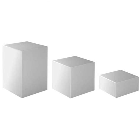 Lot De 3 Cubes En Plexiglas