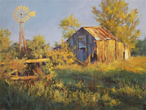 Nemo Barn 18 X 24 Texas Hill Country Fredericksburg Oil Painting Art