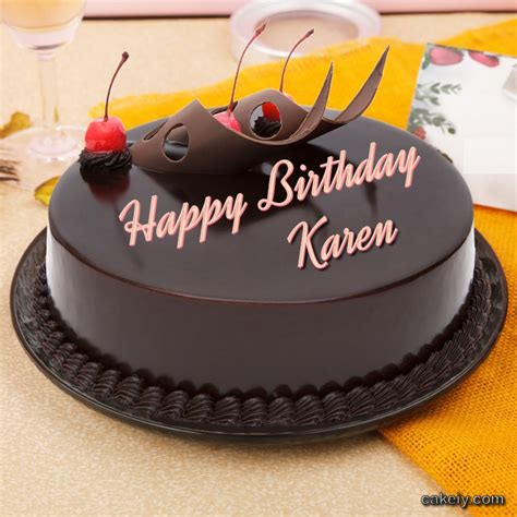 🎂 Happy Birthday Karen Cakes 🍰 Instant Free Download