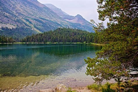 Swiftcurrent Lake In Glacier National Park Montana Photograph By Ruth