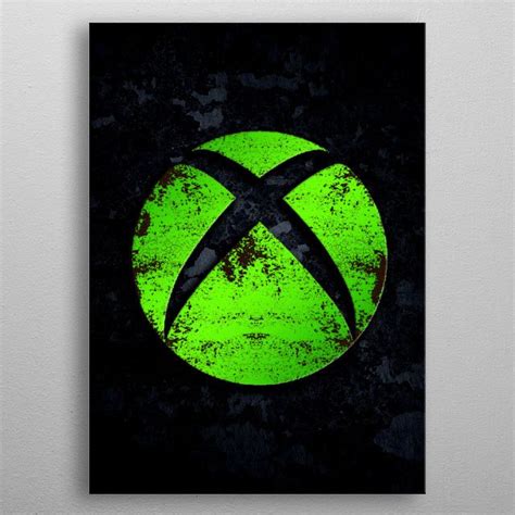 Xbox Fan Metal Poster Game Room Wall Art Gamer Room Game Room Decor