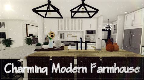 Roblox Bloxburg Charming Five Bedroom Modern Farmhouse 900k Part