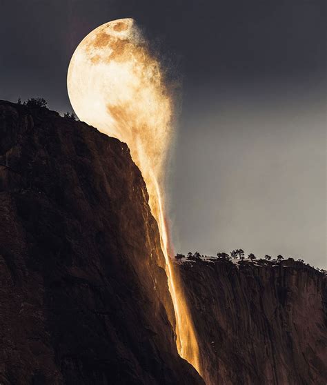 Melting Moon Waterfall And 10 More Surreal Photo Manipulations That