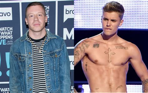 Macklemore Reveals He Uses His Naked Justin Bieber Painting To Control