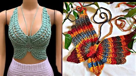 Butterfly Crochet Top Shelly Butterfly Crochet Top Youtube