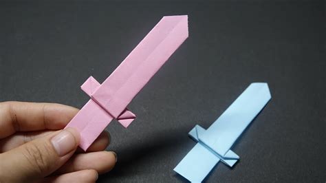 How To Make A Paper Sword Part 3 Easy Origami Tutorial Diy Ninja