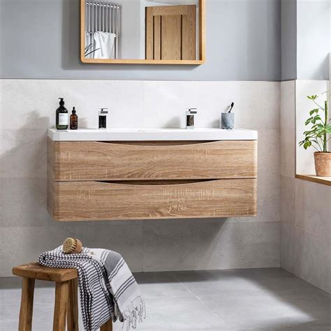 Harbour Clarity 1200mm Wall Mounted Vanity Unit And Double Basin Proudly