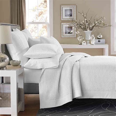 Real Simple Dune Coverlet Bed Bath And Beyond Farmhouse Bedding Sets