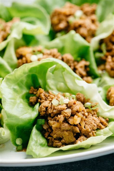 This time we have the instant pot ground turkey casserole to add to our list of weight watchers turkey recipes and oh my gosh it's amazing! Close-up-lettuce-wraps-with-instant-pot-ground-turkey ...