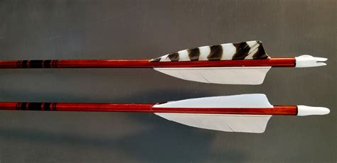 Traditional Cedar Arrows Set Of 6 Etsy