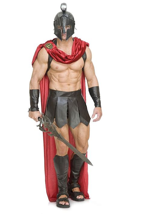 charades men s spartan warrior w accessories warrior costume spartan costume spartan warrior