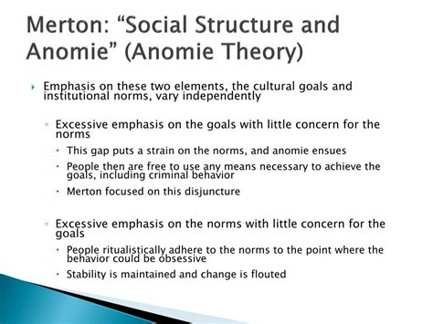 Ppt Strain Anomie Theory Powerpoint Presentation Free Download Id 75a