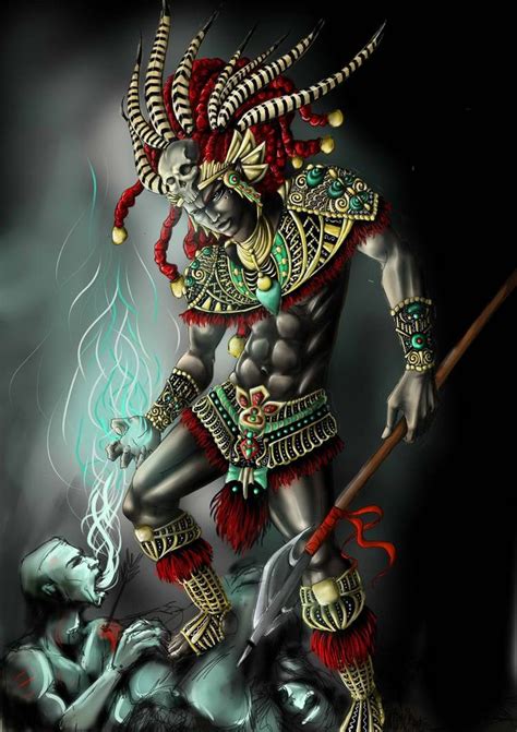 Aztec Warrior By XeNiitA On DeviantArt In 2020 Aztec Drawing Aztec