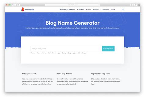 Best Blog Name Generator List 10 Tools To Find Blog Name Ideas
