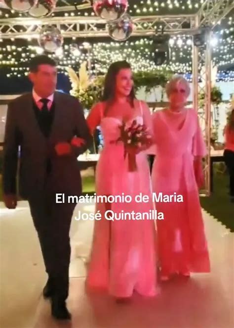 Este Es El Inédito Video De La Celebración Del Matrimonio De María José