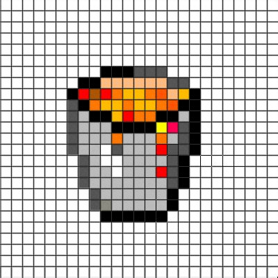 Grid Minecraft Pixel Art