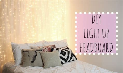 Diy Light Up Headboard Affordable Room Decor Youtube