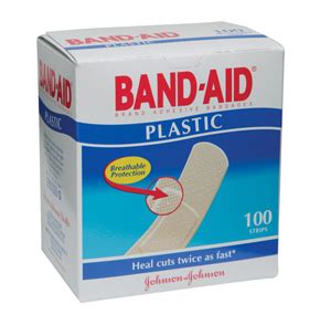 Band Aid Plastic Strips