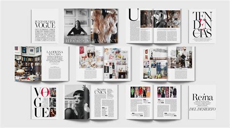 Layouts For Vogue Magazine On Behance