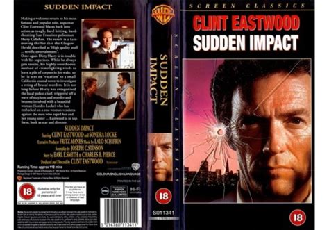 Sudden Impact On Warner Home Video United Kingdom VHS Videotape