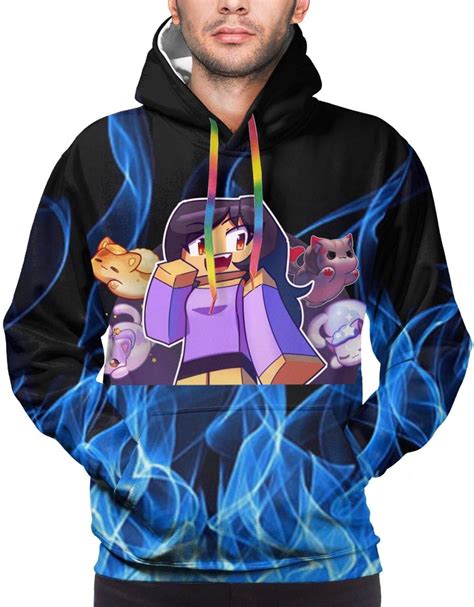 Water Fire Aphmau Gaming Cute Men Fashion Hoodies Black Uk