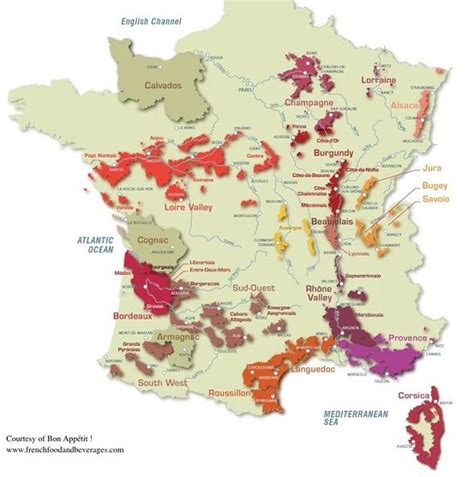 9 Mapas De Vinos De Francia Vinopack